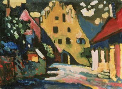 Cour du château, Murnau, 1908 - Wassily Kandinsky